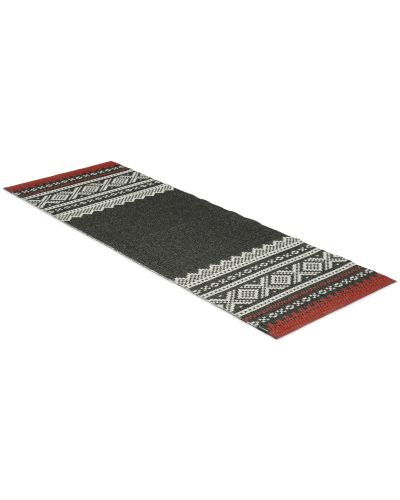 Marit sort/rød - plastiktæppe