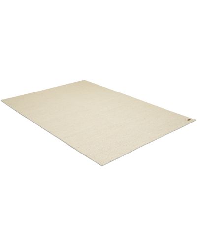 Sumac hvid - håndvævet uldtæppe