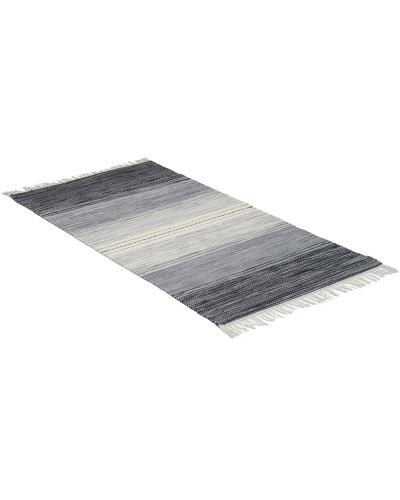 Malin grå - kludetæppe