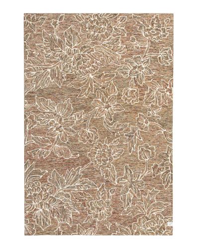 Flora multi - håndtuftet uldtæppe