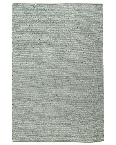 Gotland grøn - håndvævet uldtæppe