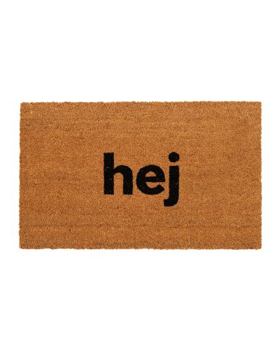 Hej - dørmåtte i kokos