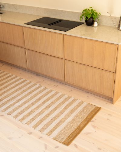 Hilda gul - kludetæppe