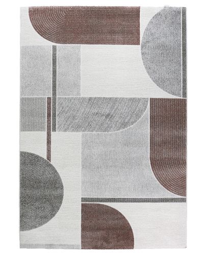 Hunter grey-rose - maskinvævet tæppe