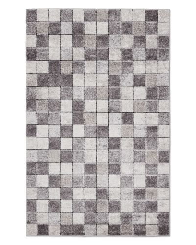 Husvik grå - maskinvævet tæppe