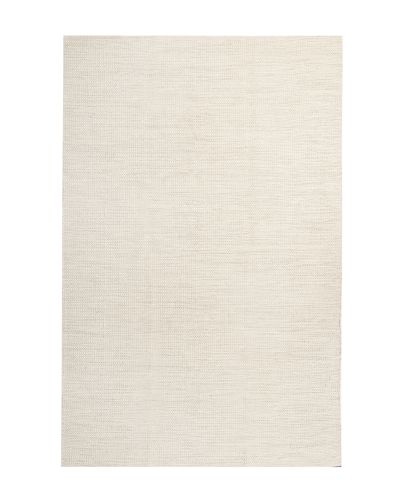 Hygge hvid - håndvævet uldtæppe