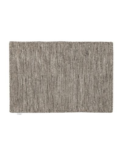 Kolding dørmåtte dark grey - håndvævet uldtæppe