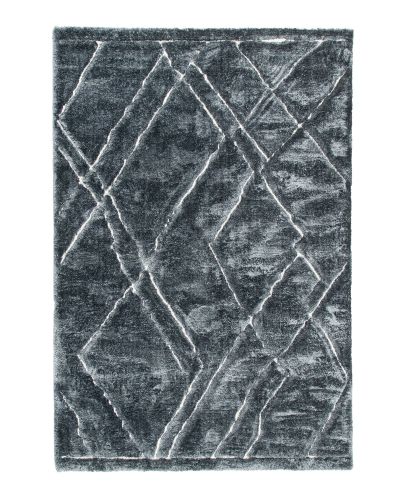 Lindi blå - maskinvævet tæppe