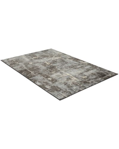 Macao blå - kunstsilketæppe