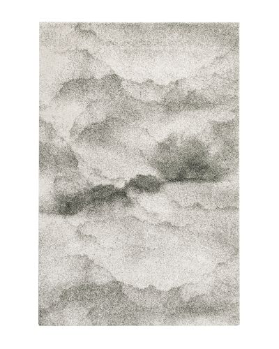 Moritz grøn - maskinvævet tæppe