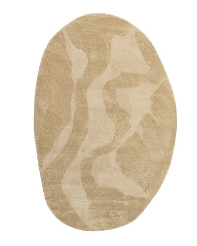 Orina beige - maskinvævet tæppe