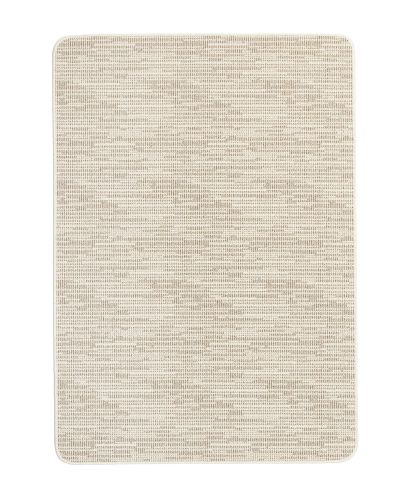 Passo beige - tæppe med gummibagside