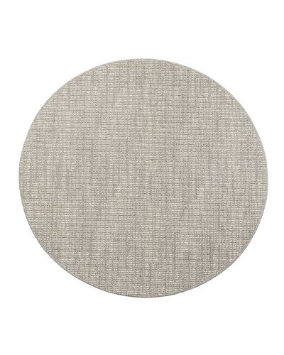 Passo rund grå - tæppe med gummibagside