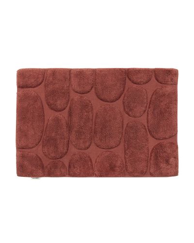 Pebbles burgundy - bademåtte