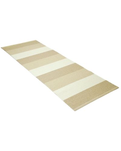 Klara beige/hvid - plasttæppe