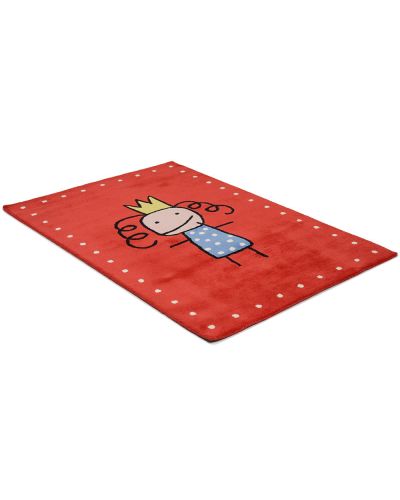 Tiny prinsesse rød - børnetæppe