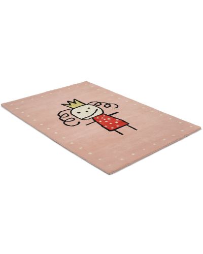 Tiny prinsesse lyserød - børnetæppe