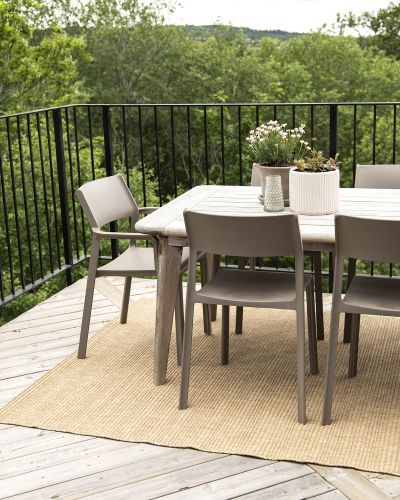 Rico natur - fladvævet tæppe