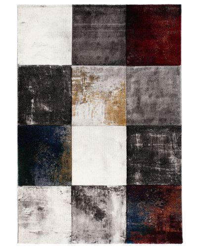 Rubin Dark Paint multi - maskinvævet tæppe