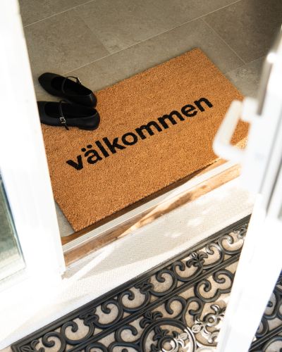 Velkommen - dørmåtte i kokos