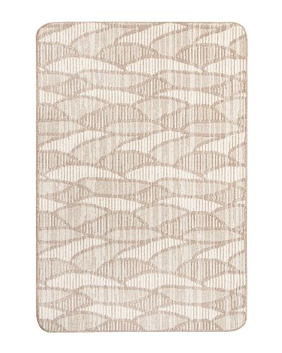 Vermont mørk beige – tæppe med gummibagside