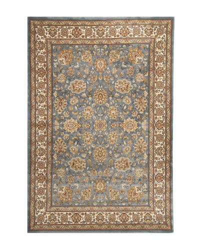 Ziba blå - maskinvævet tæppe