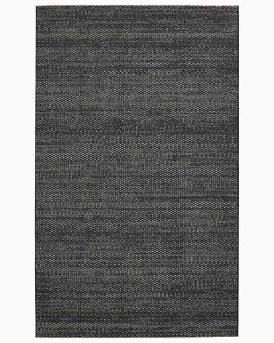 Palma Plain sort - fladvævet tæppe
