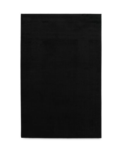 Montana sort - maskinvævet tæppe