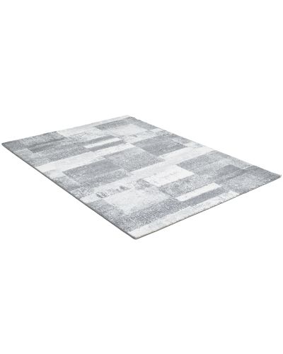 Santo grå - maskinvævet tæppe