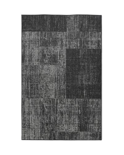 Teneriffa sort - fladvævet tæppe