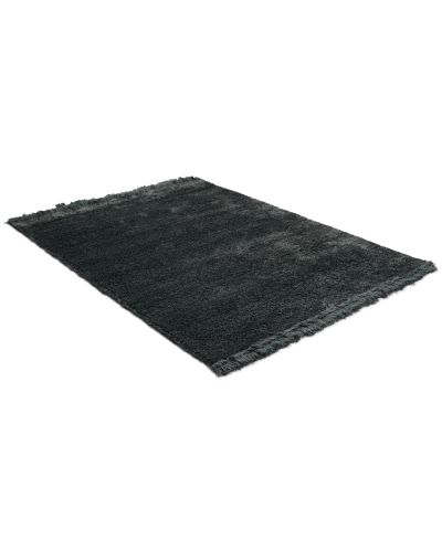 Kisho petroleum - håndvævet tæppe med luv