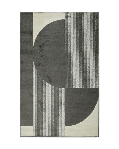 Florence Cord sort - maskinvævet tæppe