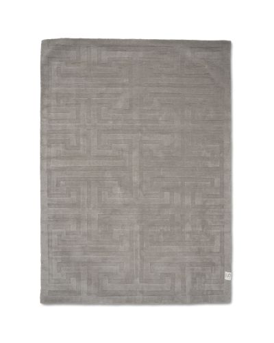 Key wool silver - håndtuftet tæppe