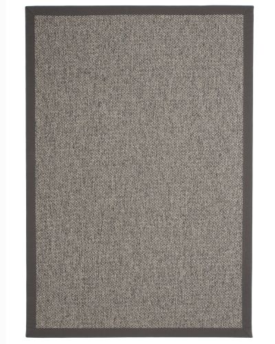 Rustik taupe/grå - fladvævet tæppe