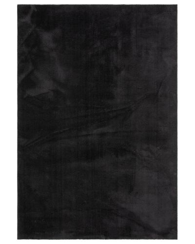Soft sort - maskinvævet tæppe