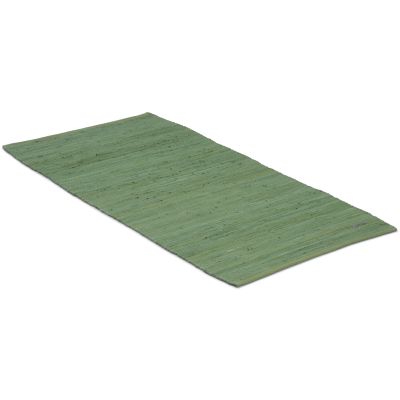 Cotton rug olivengrøn -  kludetæppe