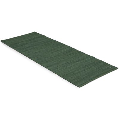 Cotton rug guilty green - kludetæppe