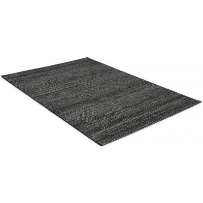 Palma Plain sort - fladvævet tæppe