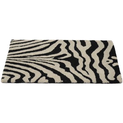 Zebra sort/grå - dørmåtte