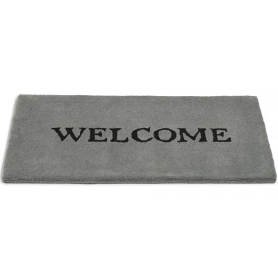 Welcome mørkegrå - dørmåtte