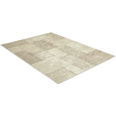 Patch beige - maskinfremstillet tæppe