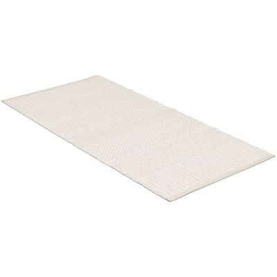 Alice mix offwhite - plast- og garntæppe
