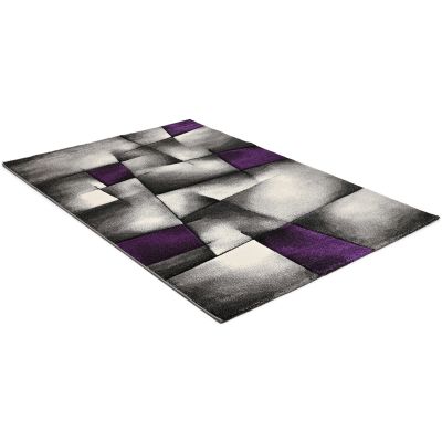 Lucara trend lilla - maskinvævet tæppe