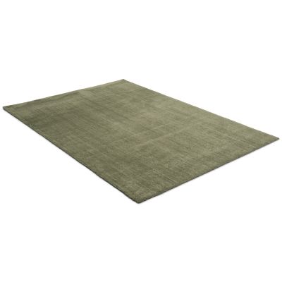 Feel grøn - maskinvævet tæppe