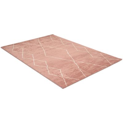 Himalaya rosa - maskinvævet tæppe