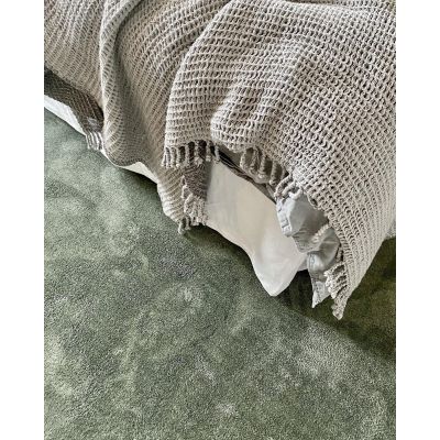 Feel grøn - maskinvævet tæppe