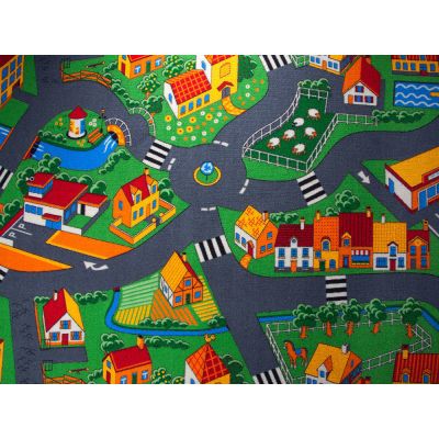 Playground multi 90 - væg til væg-tæppe