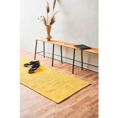 Cotton rug raincoat yellow - kludetæppe