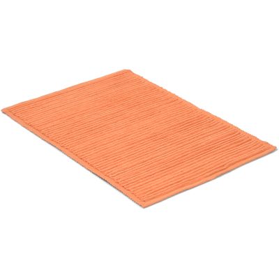 Ribb orange - badeværelsesmåtte