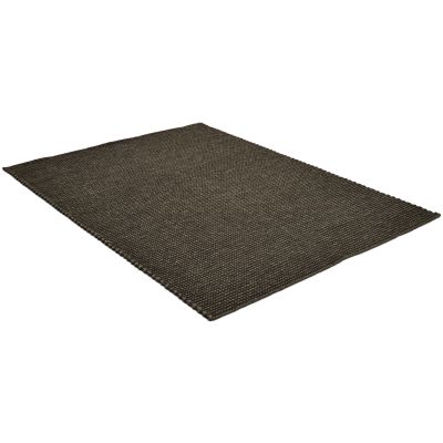 Copenhagen charcoal - håndvævet uldtæppe